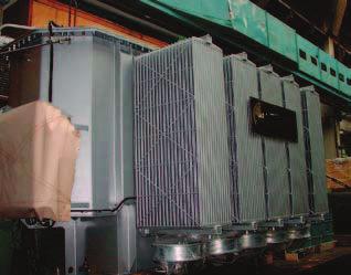 Nízkonapěťový transformátor 16 MVA, 35 ± 8 x 2% / 6,3 kv Vyroben pro: Foxconn s.r.o. Pardubice Nízkonapěťový transformátor určený především k napájení výrobních provozů.