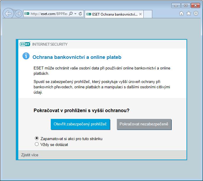 6.3.3 Java Exploit Blocker Java Exploit Blocker rozšiřuje stávající ochranu Exploit Blocker a zabraňuje zneužití bezpečnostních děr v doplňku Java.