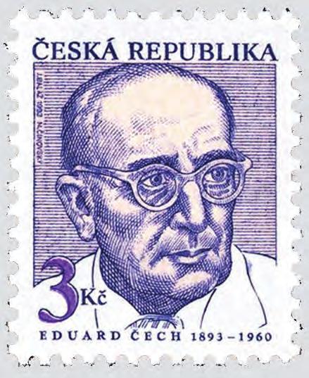 Eduard Čech na známce České republiky z roku 1993 usilovali o zřízení bratislavského odboru JČMF, vzhledem k rozpadu Československa v březnu 1939 však návrh již nebyl uskutečněn.