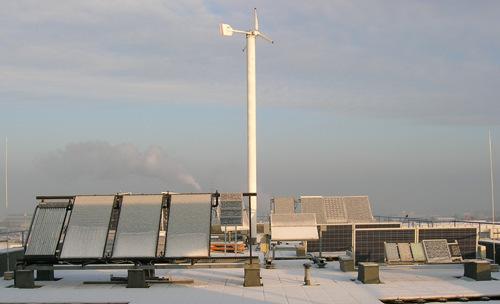 vzduch-voda, solární kolektory, meteostanice modernizace v rámci projektu ZCE