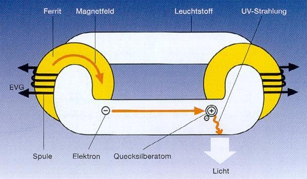Indukční výbojky nízkotlaký výbojový zdroj využívá principu indukce pohyb elektronů není funkčně svázán s elektrodami ve výbojovém prostoru, ale je dosahován pomocí magnetického pole (indukce) s