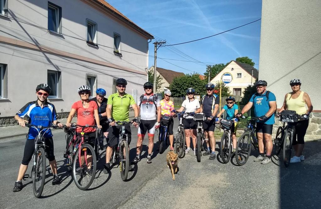 5. 7. 2018 Kolem deváté hodiny ranní se vydala parta jedenácti sportovních nadšenců na výlet na cyklistických kolech. Trasu již tradičně naplánoval, a to výborně, Pavel Viták.