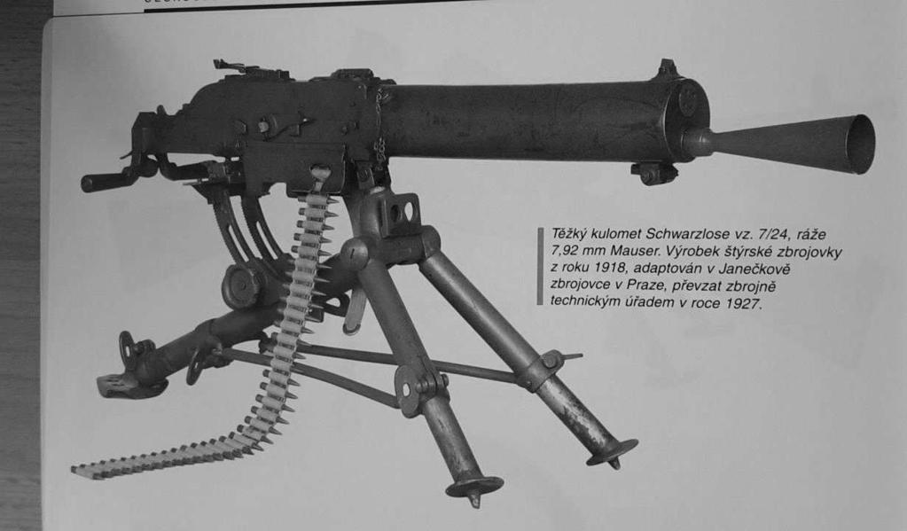 Příloha č. 16: Kulomet Schwarzlose 176 Příloha č. 17: Čs. puška vz.