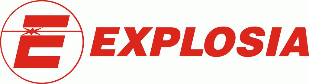 Explosia, a. s. Semtín 107, 530 50 Pardubice, Česká Republika tel.