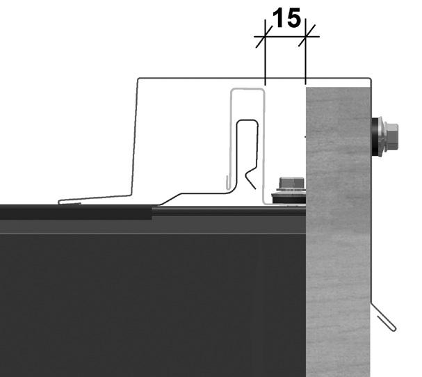 2.8. Tlumicí pás Tlumicí pás 3 x 100 mm se vkládá mezi tabule a latě, aby tlumil hluk větru vznikající na tabulích krytiny.