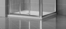 Dveře s integrovaným nastavením v tabuli skla Nastavení pevných prvků a bočních prvků 25 mm ode zdi se provádí