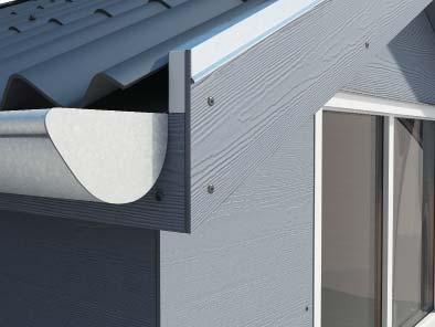 18 MONTÁŽNÍ NÁVOD Způsoby montáže Desky Cembrit Panel na okapní a štítové hraně střechy Pro okapní a štítové hrany střechy vyšší než 180 mm mohou být použity Cembrit Panel připevněné pomocí Cembrit