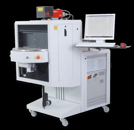 Laserová stanice typu C kompaktní průmyslová laserová popisovací stanice s rotačním