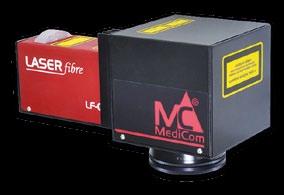 LASERfibre LF s vláknový popisovací laser Vláknový ytterbiový laser s výkonem 20 100 W Popisovací pole 100 x 100 mm až 280 x 280 mm Samostatná vychylovací hlava je otočná v ose laseru, možnost