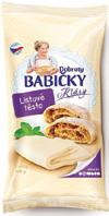 90 Listové těsto Dobroty Babičky Kláry 400 g ( = 3,23 Kč)