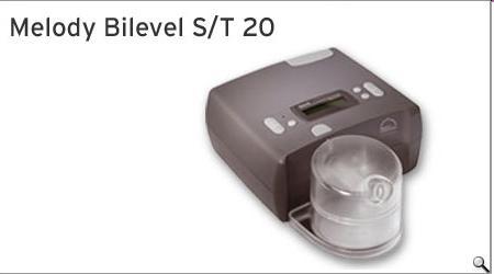 Ventilatory Bi-level pro domácí použití Leak tolerant
