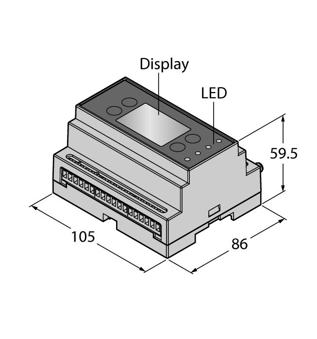 integrovaný ukazatel síly signálu konfigurace pomocí DIP přepínačů nebo software LCD displej a konfigurační LED volitelně komunikační brána DX80 nebo Data Radio logické funkce, podpora ScriptBasic