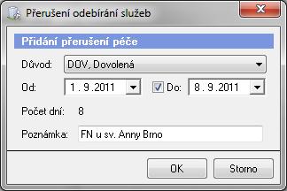 Hlavní okno tlačítko Nastaveni - volba Nastavení modulu Sociální část sekce Rozvoz obědů / Plán terénů možnost Plánování terénů) Při přepnutí na volbu Jako o víkendu se pro všechny klienty (i