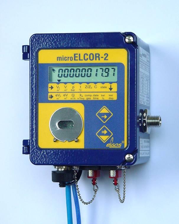 PŘEPOČÍTÁVAČ MNOŽSTVÍ PLYNU microelcor-2 Technický popis Návod k obsluze Montážní návod Zkrácená zkouška Bateriový přepočítávač proteklého množství