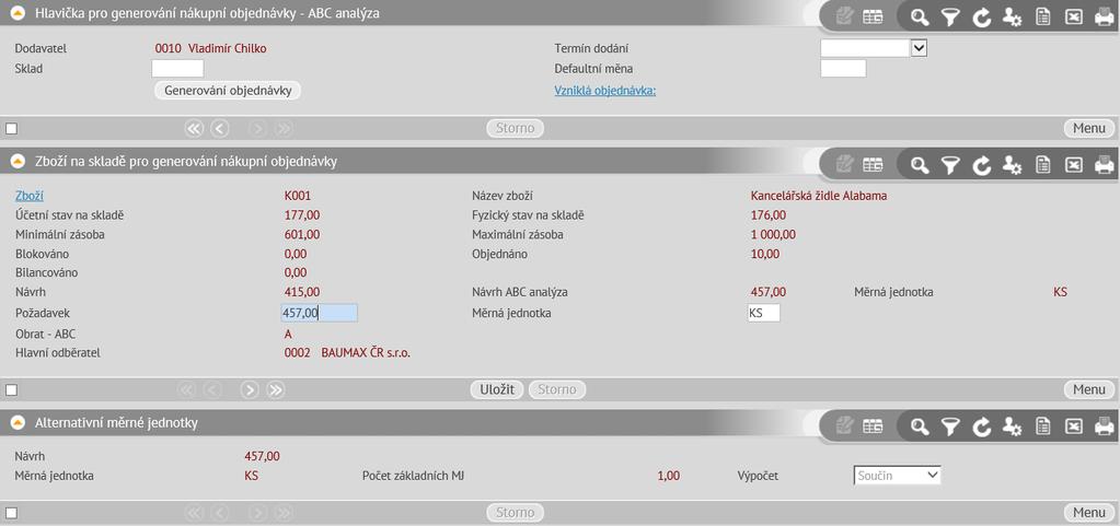 3. krok podle trendu (kritérium ZTRENDDOZ): zboží je podle ZTRENDDOZ v kategorii A, VO = VO (vypočtená v 2. kroku) * 1,2 zboží je podle ZTRENDDOZ v kategorii B, VO = VO vypočtená v 2.