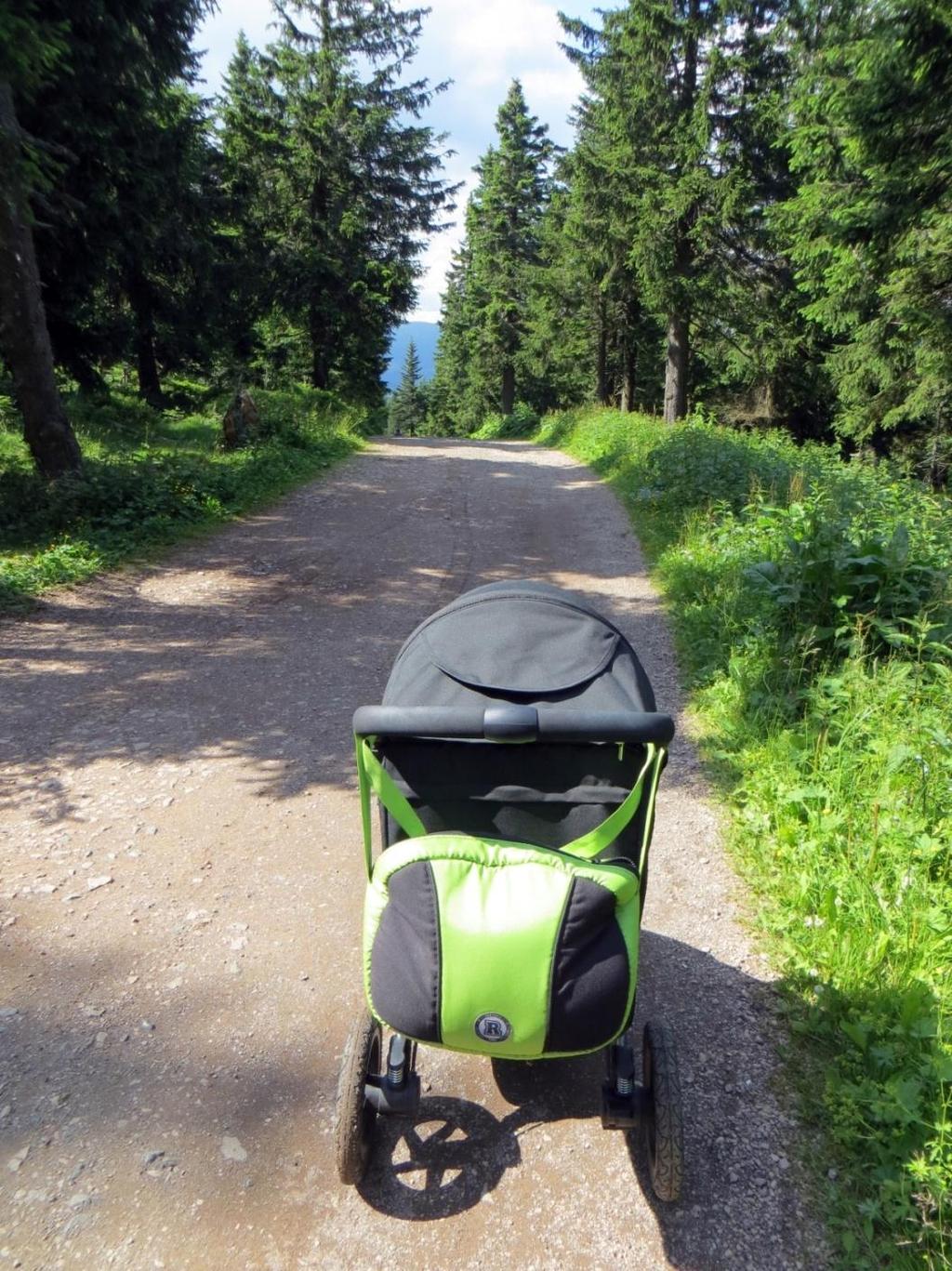 4. ČERNÁ HORA - PRAŽSKÁ BOUDA - JANSKÉ LÁZNĚ Další z krásných tras, kterou zvládnete i s kočárkem, je až na Václavák shodná s vycházkou na Černohorské rašeliniště (trasa 1).