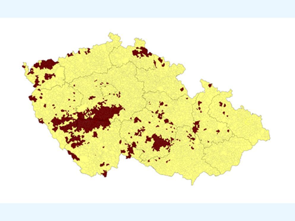 Územní rozložení pracovišť