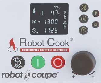 ROBOT COOK Pomocník šéfa kuchyně PRAKTICKÝ Otvor ve víku umožňuje přidávat ingredience do nádoby, aniž by bylo nutné přerušit zpracovávání.