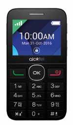 sk/alcatel Seniorský telefón s veľkými klávesmi a displejom.