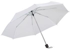 Skládací deštník Skládací deštník s plastovým úchytem Materiál polyester Cena: 73,50Kč/ks Rozměr: průměr 96 cm
