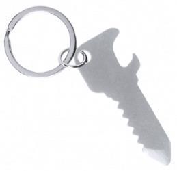 Klíčenka ve tvaru klíče Kovová klíčenka ve tvaru klíče s otvírákem a kovovým kroužkem Cena:
