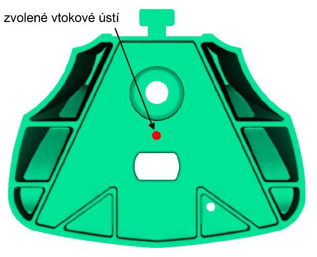 Zpravidla se umísťuje do míst, kde nezasahuje do pohledových ani funkčních ploch výrobku. Volba dělící roviny značně ovlivňuje velikost uzavírací síly.