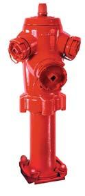 Hydranty HYDRANTY Nadzemní hydranty Koncern SAINT-GOBAIN PAM S.A. jako jedna z firem, které se velmi aktivnû zab vají poïární ochranou fiadu let, vyvíjí a dodává hydranty z tvárné litiny do zemí celého svûta.