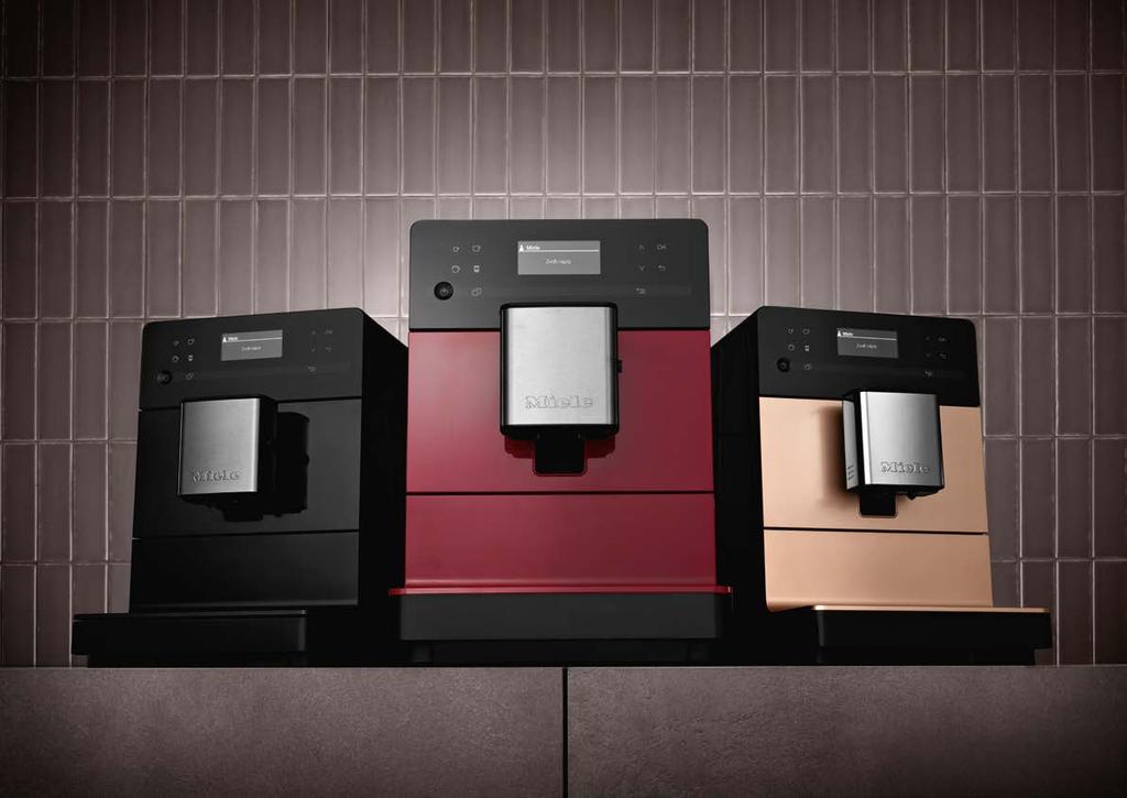 Nový tvar, nové barvy, nová rozmanitost: nové volně stojící kávovary Miele