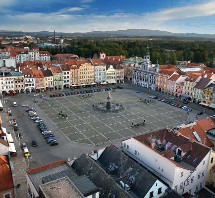 Co navštívit... Město České Budějovice Správní a největší město jižních Čech s téměř sto tisíci obyvateli bylo založeno v roce 1265 králem Přemyslem Otakarem II.