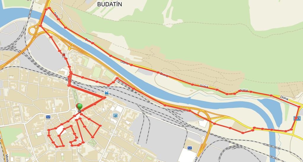Trať: Polmaratón: Certifikovaná trať Trať meria 21097,5 m výškový rozdiel celej trate je cca 118m.