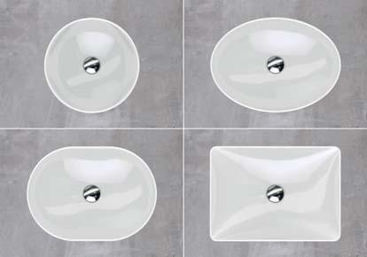 Vzhled koupelny a umyvadlového prostoru je do velké míry ovlivněn umyvadlovou mísou.