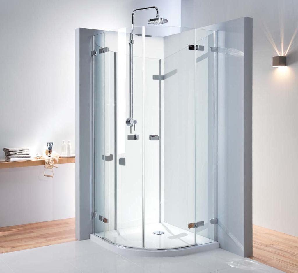 Next další krok k elegantní koupelně Série sprchových koutů Next přináší kromě čistého designu