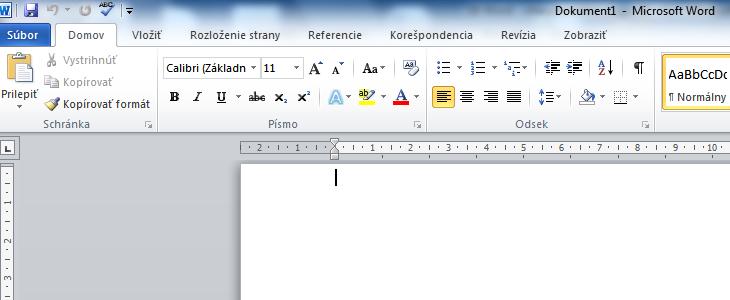 4 Spustenie programu Word Kliknutím na ikonu Wordu na pracovnej ploche, alebo