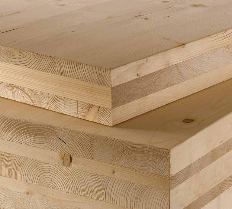 CLT Cross Laminated Timber CLT je stavební výrobek z masivního dřeva, zhotovený z nejméně tří vrstev křížem lepených jednovrstvých lamelových desek.