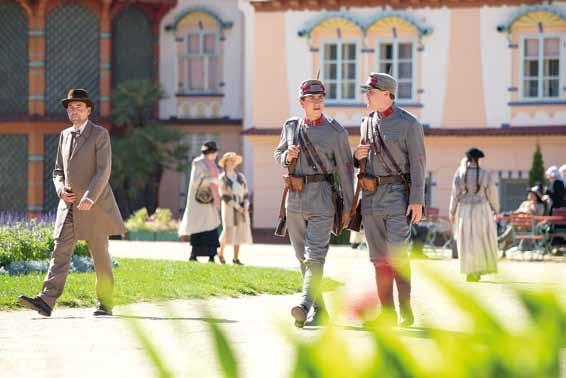 8_ 9 FILMOVÉ LUHAČOVICE Náš lázeňský areál si udržuje podobu první poloviny minulého století a je již mnoho let oblíbeným