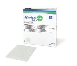 convatec Wound therapeutics aquacel ag+ extra hydrofiber s ag+ technologií indikace aquacel ag+ extra s technologií ag+ ničí biofilm a široké spektrum bakterií.