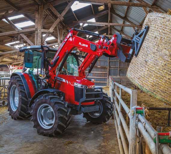 06 www.masseyferguson.com K dispozici je široká škála čelních nakladačů s dokonalým rozsahem dosahových výšek a zvedacích kapacit.