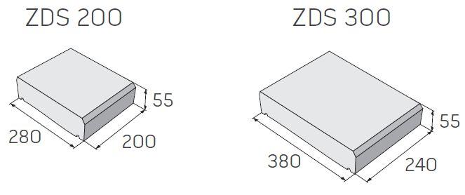 Zdicí systém SIMPLE BLOCK, který je tvořen 7 typy tvarovek průběžná celá, ukončující celá, ukončující