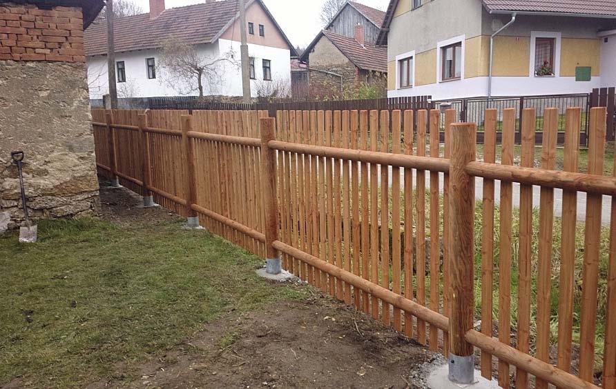 Dřevěný plot typ Farmář Id Název ø [mm] Cena v Kč 840 Dřevěný plot typ