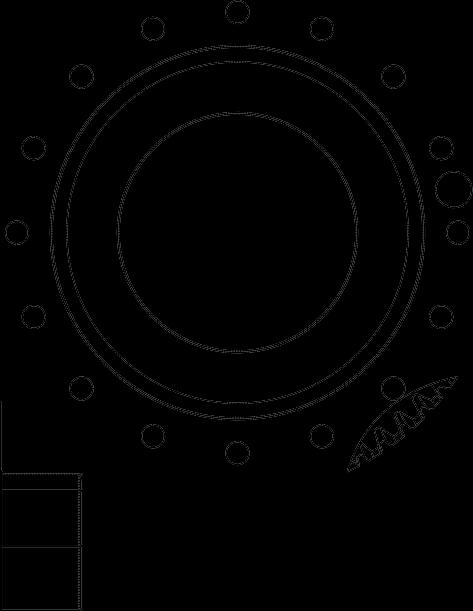 27 LBE series Metric M16 (x14) 3mm Based on 16 holes 3 1 81 A 351 8 H9 +,36 O-ring and Lip seal detail Input