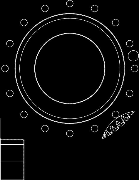 Output shaft detail Scale 1:3 (Same configuration as Input shaft) 39 57 172 53 11,5 344 Minimum input