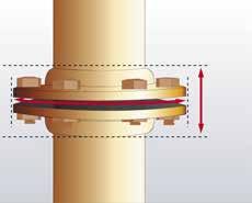 Potrubí a tvarovky Armaflex - Montážní pokyny 50 Izolování přírub Následující část uvádí montážní techniky pro izolování přírub.