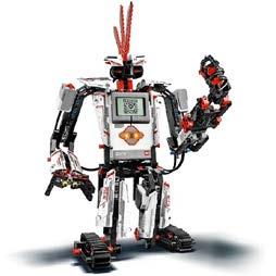 je k dostání Lego Mindstorms EV3 (viz Obrázek 4), která se začátkem roku 2013 dostala na pulty obchodních řetězců jako nový nástupce verze NXT 2.0. Právě touto nejnovější verzí stavebnice Lego Mindstorms se budeme zabývat v následujícím srovnávání.