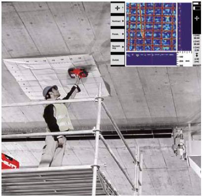 Další moţností je reţim Imagescan (skenování s vykreslením kompletního obrazu), který se pouţívá k rozboru určité části plochy podlahy, zdi nebo stropu.