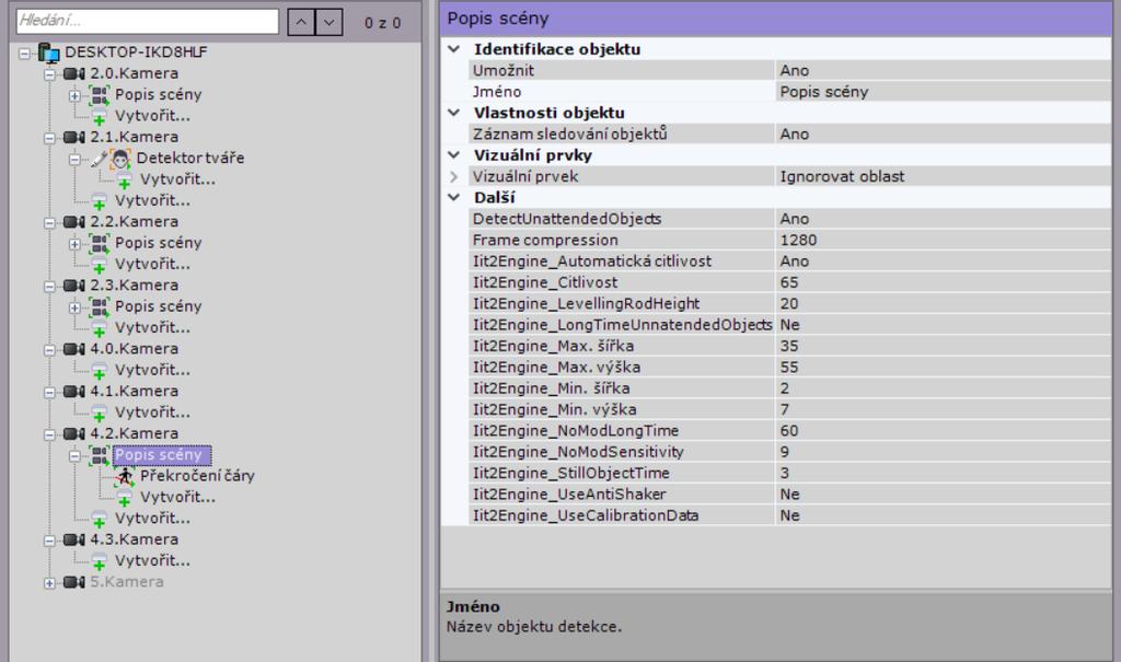 Pokud chceme využít těchto metadat pro možnosti inteligentního vyhledávání MomentQuest, je nutné aby software tyto informace ukládal společně s