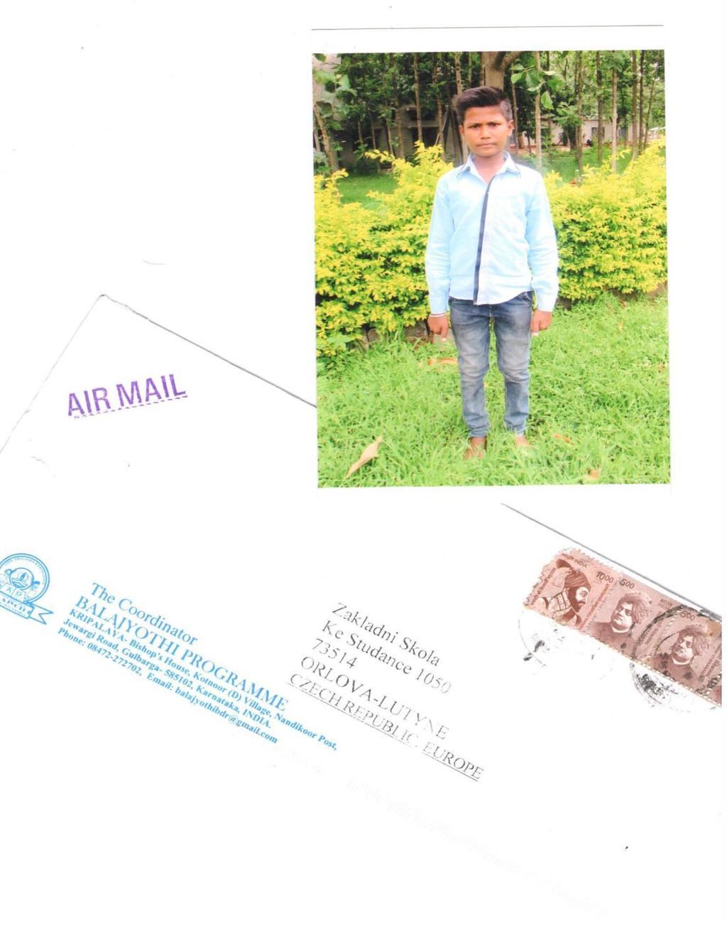 5. Adopce na dálku Dlouhodobě podporuje NF studium našeho již druhého indického chlapce. Jmenuje se Yogesh Digambar Mankere.