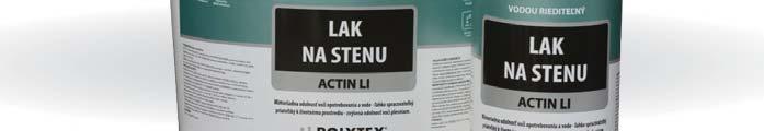 ACTIN LI polomat 4.1 Vysoko odolný vo i vode Ekologická receptúra Najvyššia umývat s 30 C 5 C 80 % Podmienky aplikácie max.