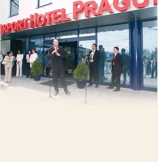 z e s p o l e Ë n o s t i PrvnÌ v roëì Ramada Airport Hotel Prague EuroAgentur Praha, M.I.P. Group a Česká správa letišť 23.