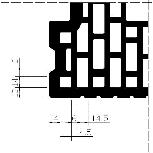 4 Vápenopískové zdivo KSL 12-1,4-3DF podle EN 771-2 ρ 1,4 [kg/dm³] fb 12 [N/mm²] Způsob vrtání: Bez příklepu Cihla No.