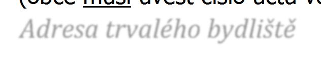 S T A N D A R D N Í P O S T U P V YP L N Ě N Í Ž Á D O S T I E-mail uveďte mail, který bude sloužit pro komunikaci s MPO, ID datové schránky nepovinná položka, nevyplňovat, Plátcovství DPH vybrat